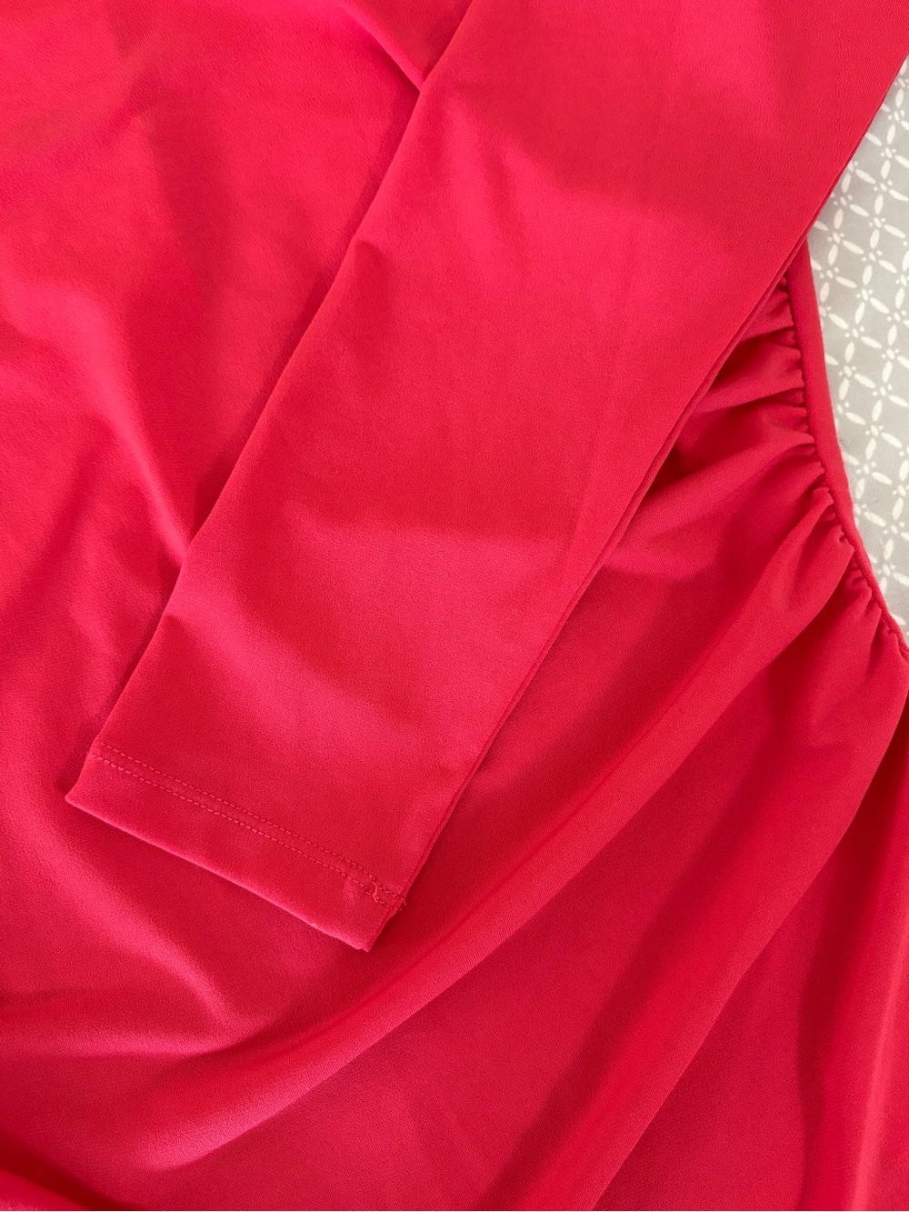 Small Michael Kors Pink Cold Shoulder Keyhole Long Sleeve Top - Picture 16 of 16
